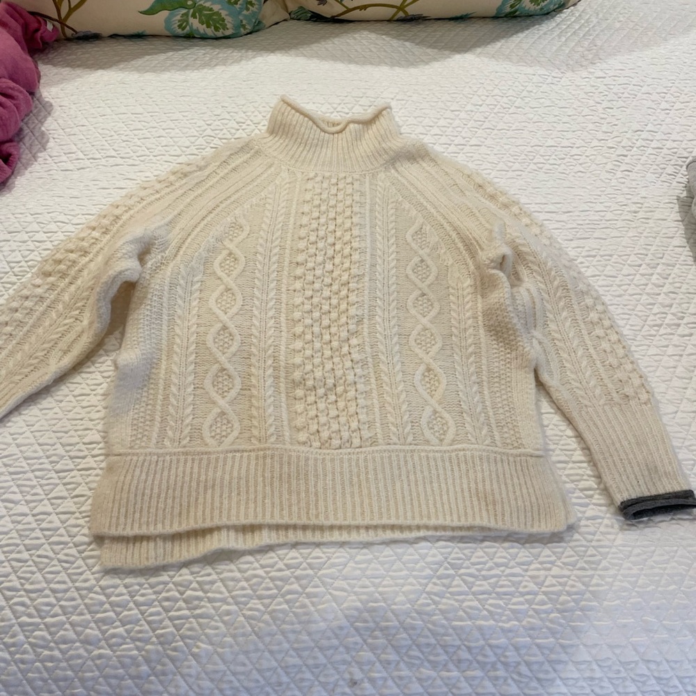 Cozy Cream Cable Knit Sweater